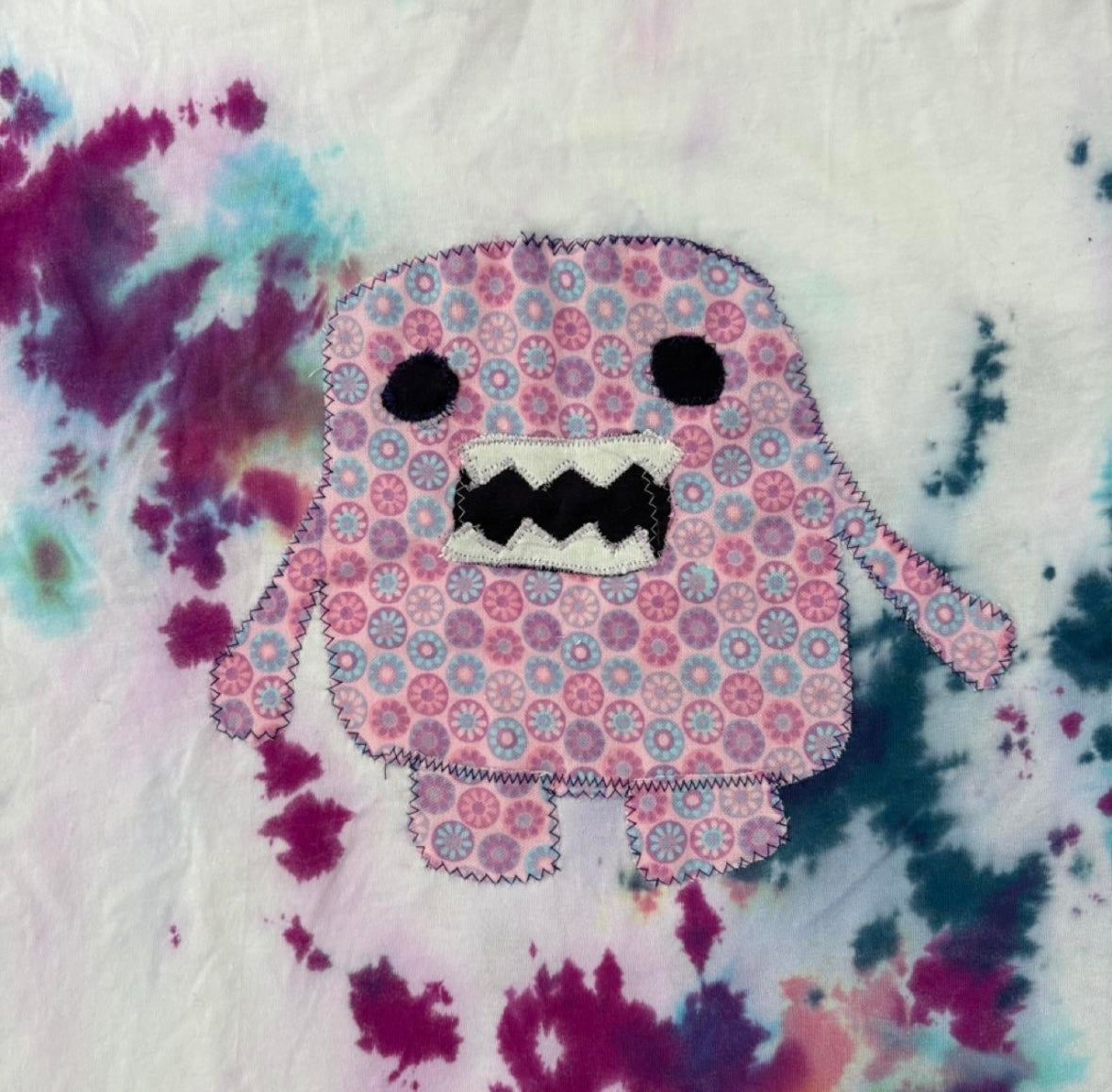 Purple tie-dye Domo