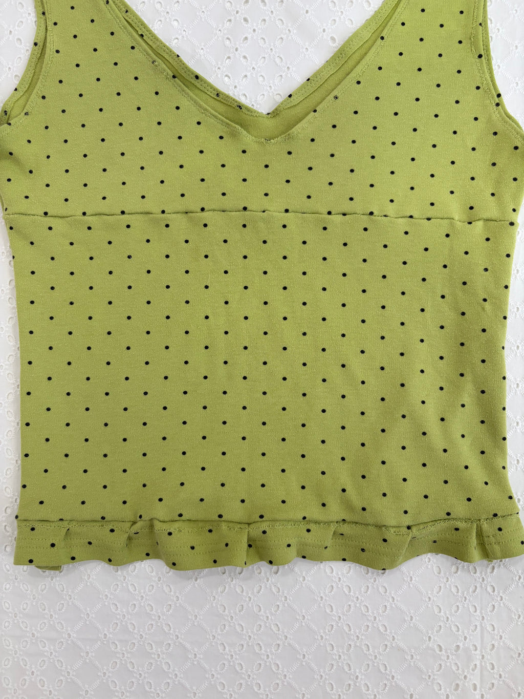 *•Green Polkadot Top •*